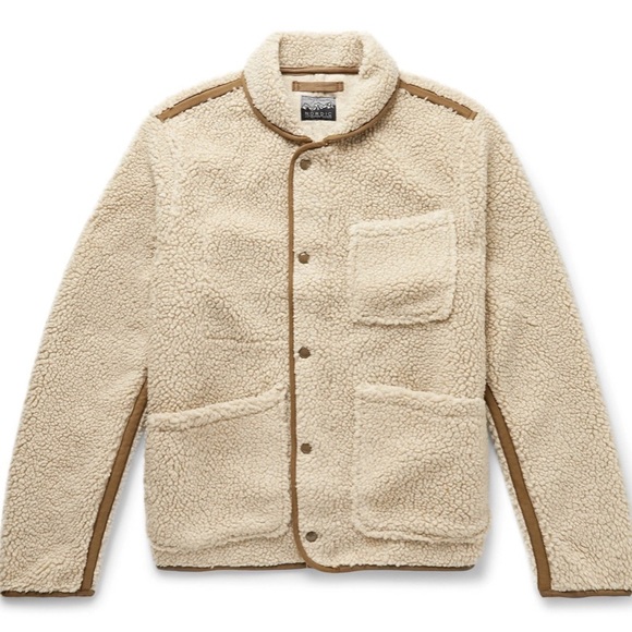 J Crew Nordic Sherpa Fleece Shawl 